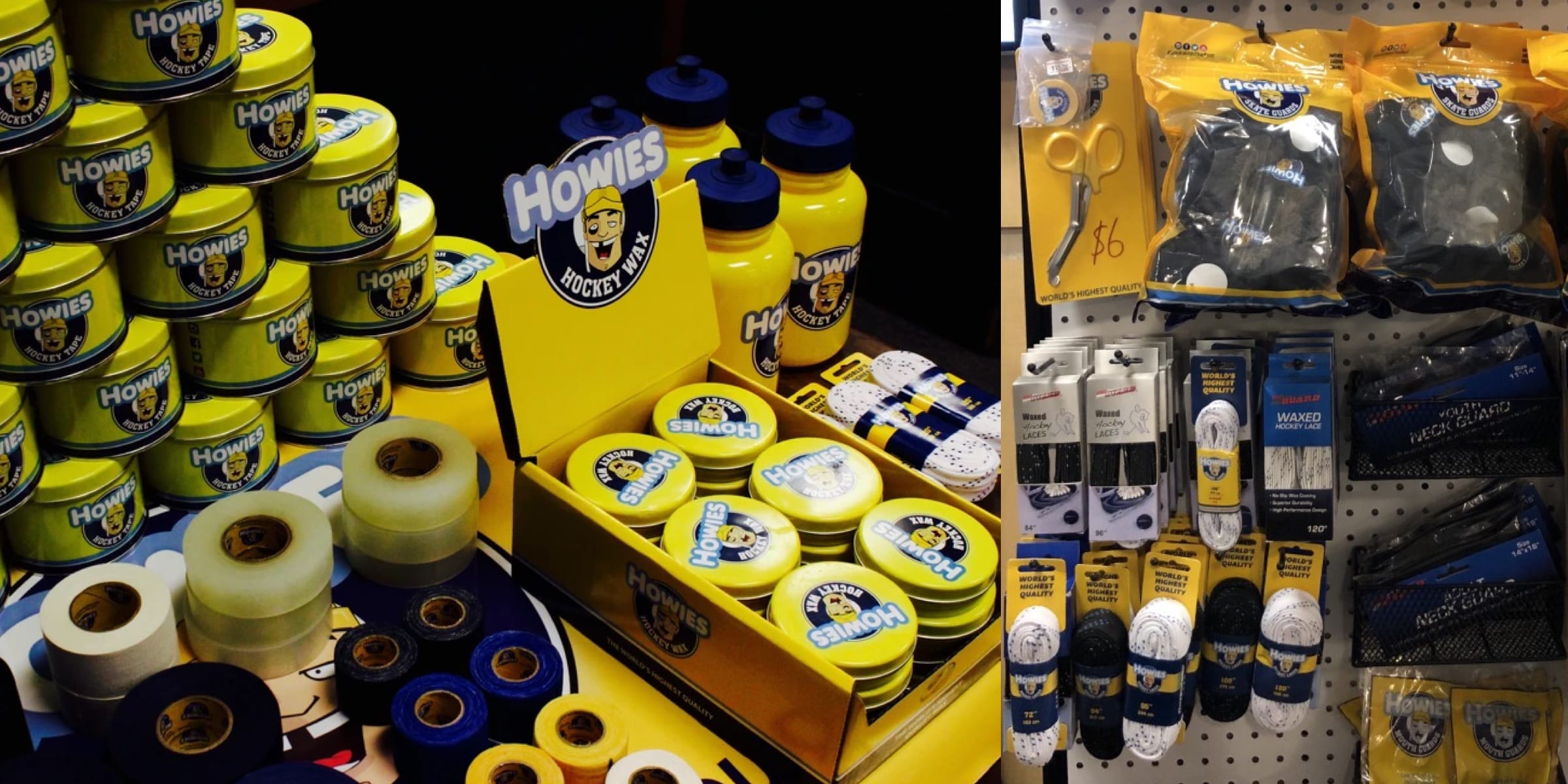 an image of products in the Pro Shop